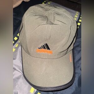 Dark green kids adidas hat